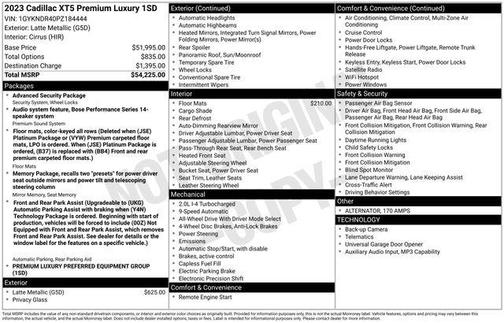 2023 Cadillac XT5 Premium Luxury
