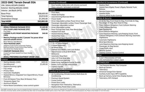 2023 GMC Terrain Denali