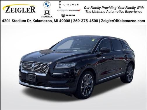 Black Metallic 2022 Lincoln Nautilus Reserve