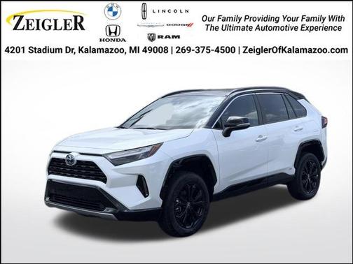Midnight Black Metallic 2024 Toyota RAV4 Hybrid XSE