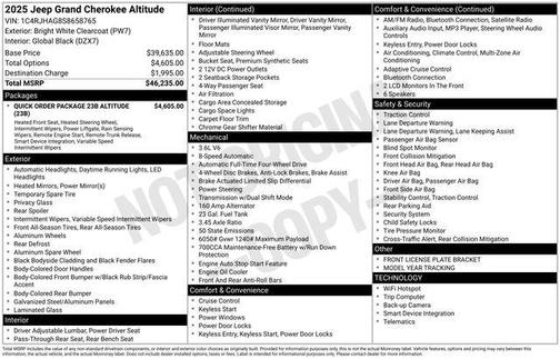 2025 Jeep Grand Cherokee Laredo