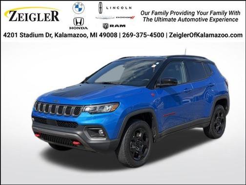 Laser Blue 2023 Jeep Compass Trailhawk