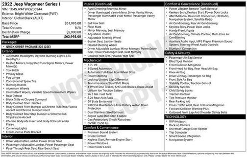 2022 Jeep Wagoneer Series I