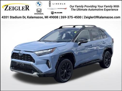 Midnight Black Metallic 2022 Toyota RAV4 Hybrid XSE
