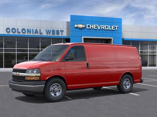 Red 2026 Chevrolet Express 2500 Work Van