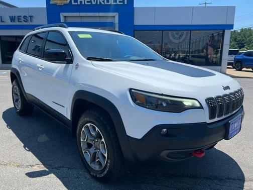Bright White Clearcoat 2022 Jeep Cherokee Trailhawk