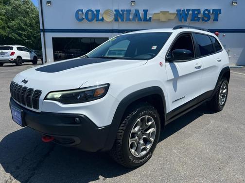 Bright White Clearcoat 2022 Jeep Cherokee Trailhawk