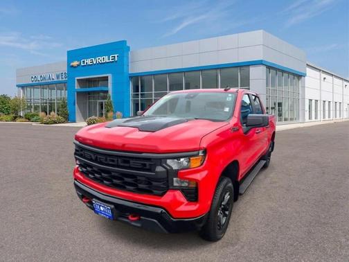 Red 2025 Chevrolet Silverado 1500 Custom Trail Boss