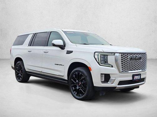 White Frost Tricoat 2024 GMC Yukon XL Denali
