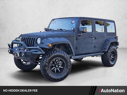 Black Clearcoat 2015 Jeep Wrangler Unlimited Sport