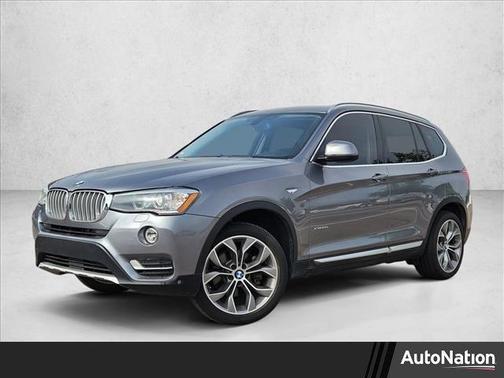 Space Gray Metallic 2016 BMW X3 xDrive28i