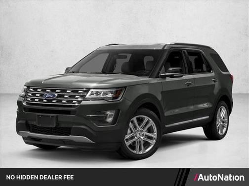 White Platinum Metallic Tri-Coat 2016 Ford Explorer XLT