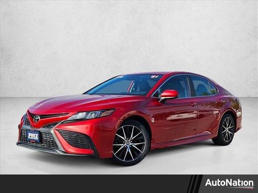 Supersonic Red 2021 Toyota Camry SE
