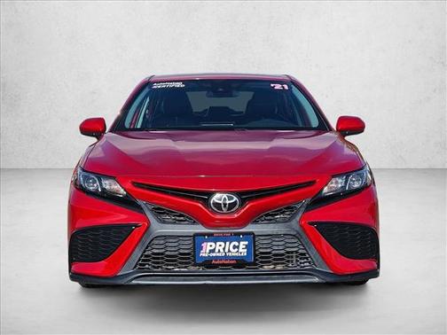 Supersonic Red 2021 Toyota Camry SE