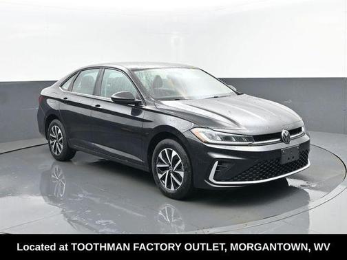 Deep Black Pearl Effect 2025 Volkswagen Jetta 1.5T S