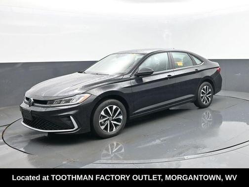 Deep Black Pearl Effect 2025 Volkswagen Jetta 1.5T S