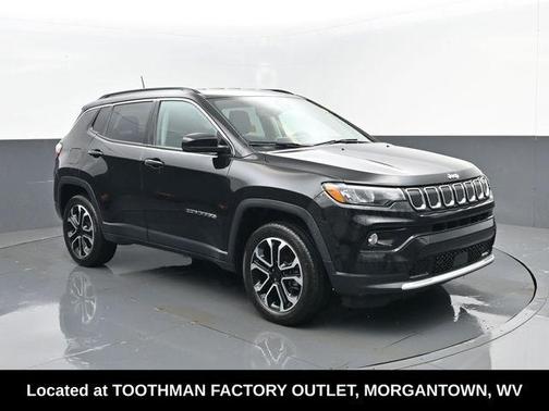 Diamond Black 2022 Jeep Compass Limited