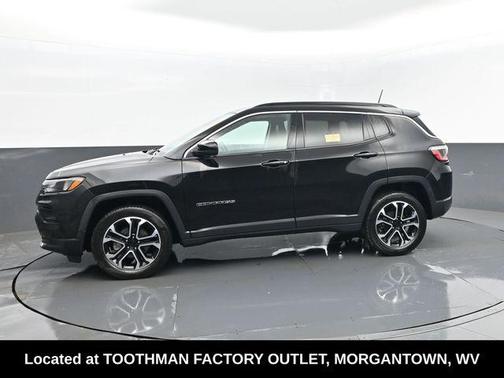 Diamond Black 2022 Jeep Compass Limited