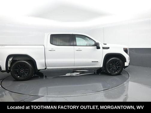 Summit White 2023 GMC Sierra 1500 Elevation
