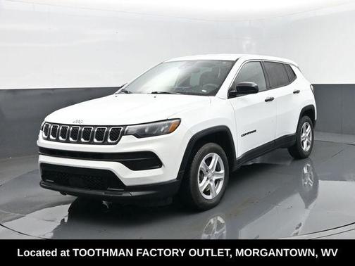 Bright White Clearcoat 2023 Jeep Compass Sport