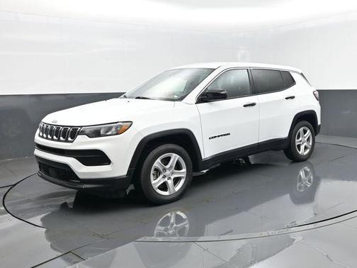 Bright White Clearcoat 2023 Jeep Compass Sport