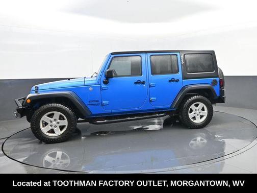 Hydro Blue Pearl 2016 Jeep Wrangler Unlimited Sport