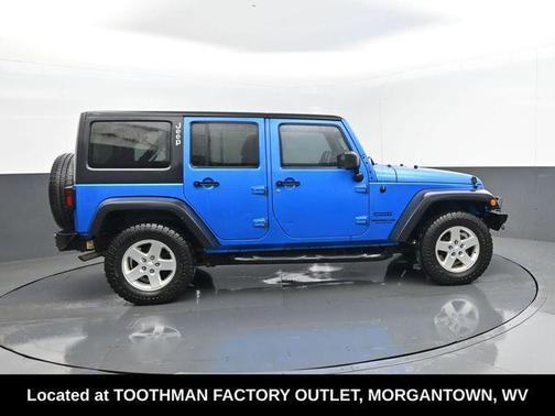 Hydro Blue Pearl 2016 Jeep Wrangler Unlimited Sport