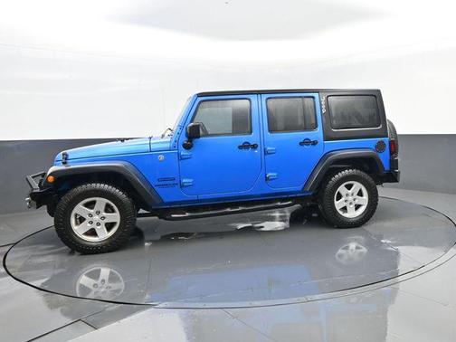 Hydro Blue Pearl 2016 Jeep Wrangler Unlimited Sport