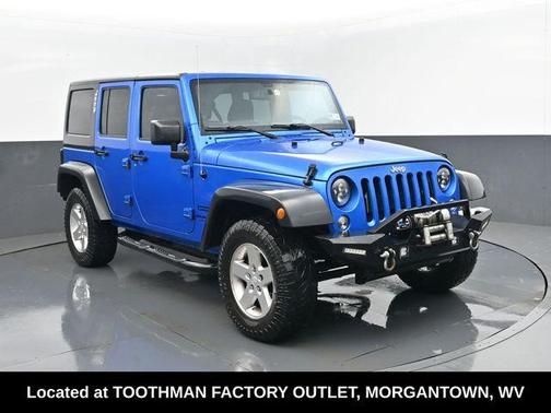 Hydro Blue Pearl 2016 Jeep Wrangler Unlimited Sport