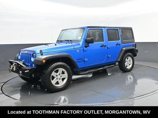 Hydro Blue Pearl 2016 Jeep Wrangler Unlimited Sport