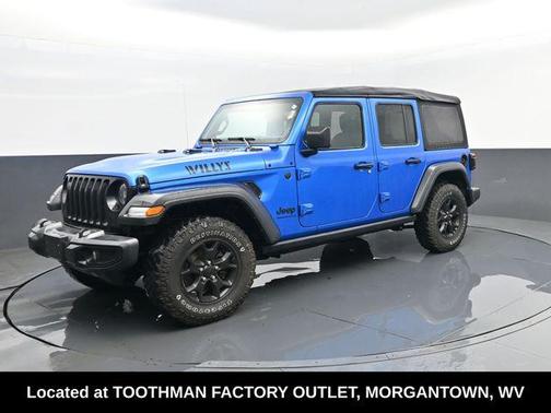 Hydro Blue Pearl 2023 Jeep Wrangler Sport