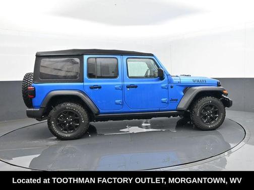 Hydro Blue Pearl 2023 Jeep Wrangler Sport
