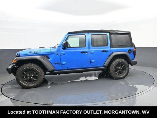 Hydro Blue Pearl 2023 Jeep Wrangler Sport