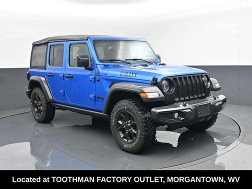 Hydro Blue Pearl 2023 Jeep Wrangler Sport