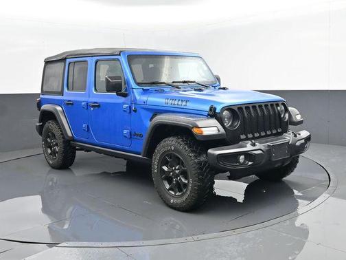 Hydro Blue Pearl 2023 Jeep Wrangler Sport