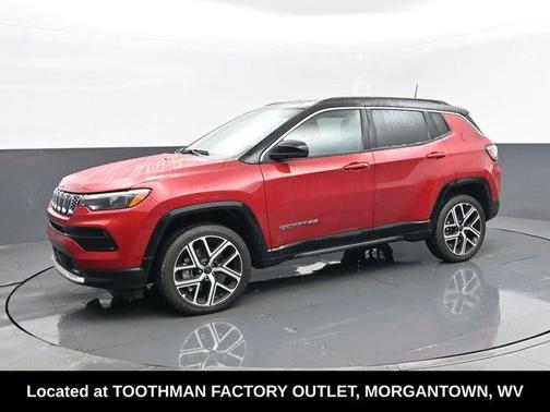Red 2025 Jeep Compass Limited