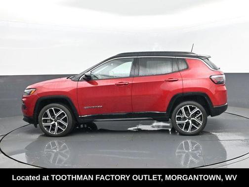 Red 2025 Jeep Compass Limited