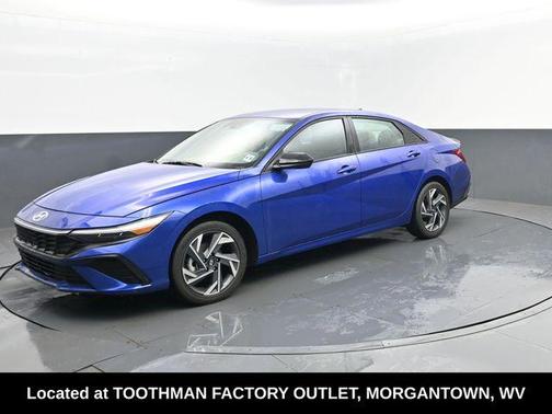 Intense Blue 2025 Hyundai ELANTRA HEV SEL