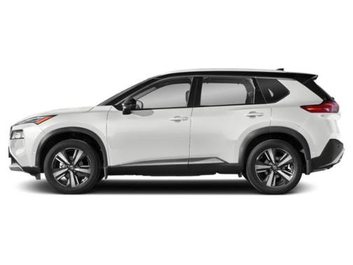 Pearl White Tricoat/Super Black 2022 Nissan Rogue Platinum