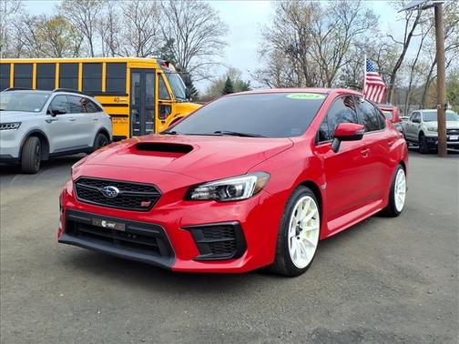 Pure Red 2021 Subaru WRX STI Limited w/Lip