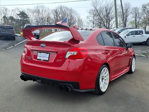 Pure Red 2021 Subaru WRX STI Limited w/Lip