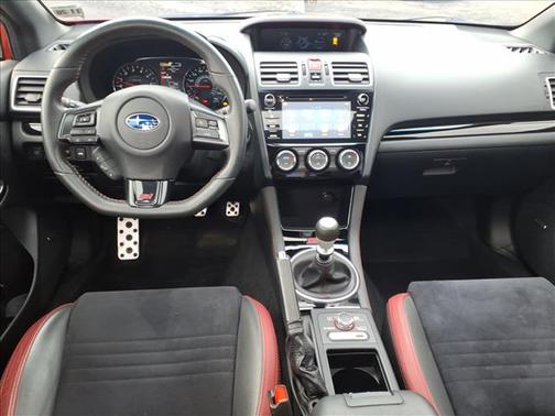 Pure Red 2021 Subaru WRX STI Limited w/Lip