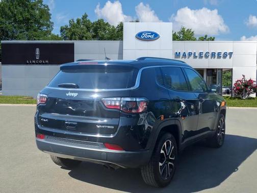Diamond Black 2022 Jeep Compass Limited