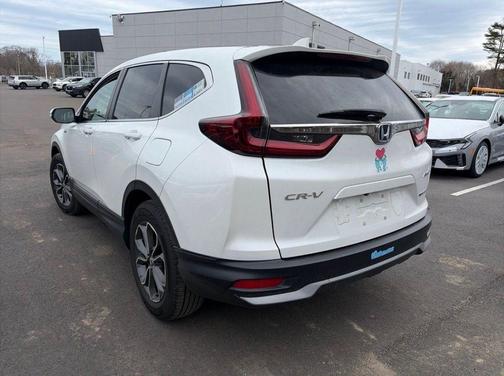 White 2021 Honda CR-V Hybrid EX-L