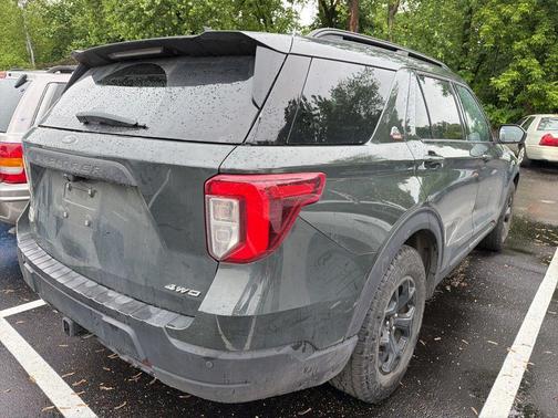 Forged Green Metallic 2023 Ford Explorer Timberline