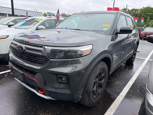 Forged Green Metallic 2023 Ford Explorer Timberline
