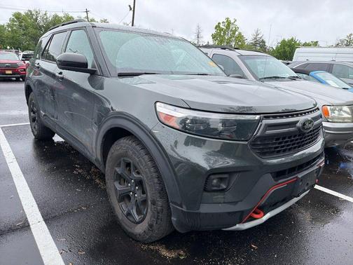 Forged Green Metallic 2023 Ford Explorer Timberline