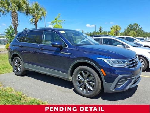 Atlantic Blue 2022 Volkswagen Tiguan 2.0T SE