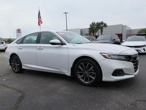 White 2021 Honda Accord EX-L 1.5T