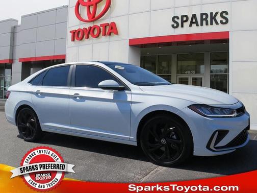 Opal White 2025 Volkswagen Jetta 1.5T SE